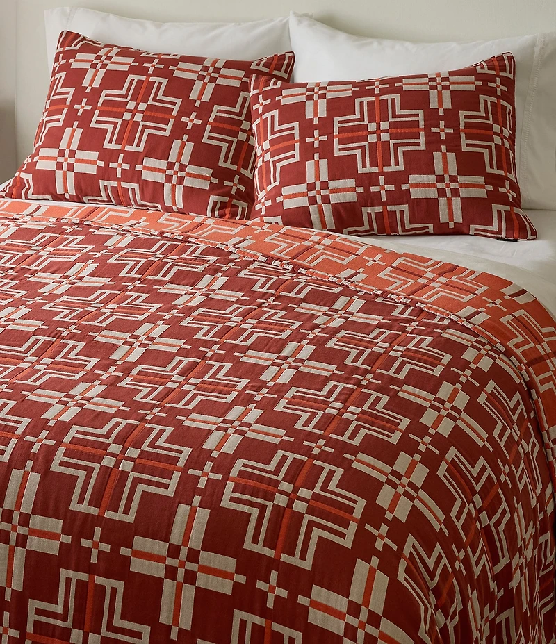 Pendleton San Marcos Textured Organic Matelasse Cotton Coverlet