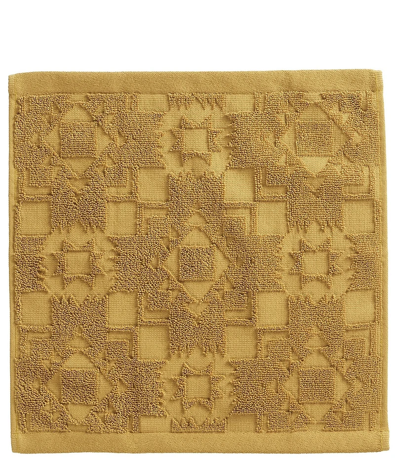 Pendleton Sculpted Towel Collection Southwestern Geometric Pattern 3-Piece Bath Towel Set