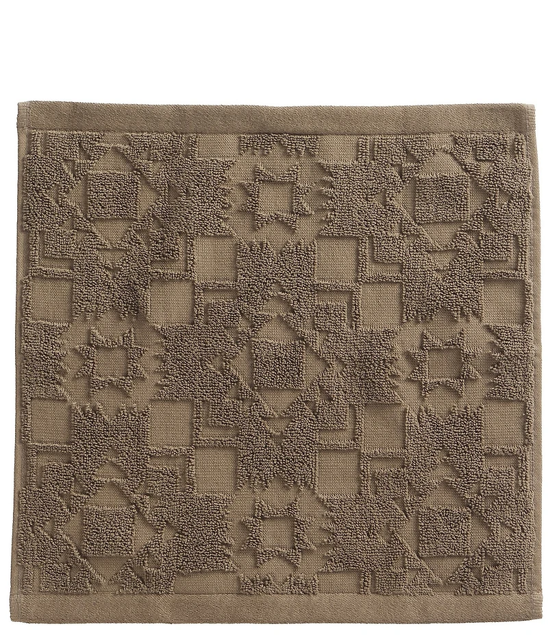 Pendleton Sculpted Towel Collection Southwestern Geometric Pattern 3-Piece Bath Towel Set
