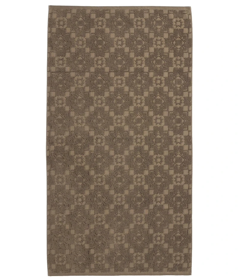 Pendleton Sculpted Towel Collection Southwestern Geometric Pattern 3-Piece Bath Towel Set