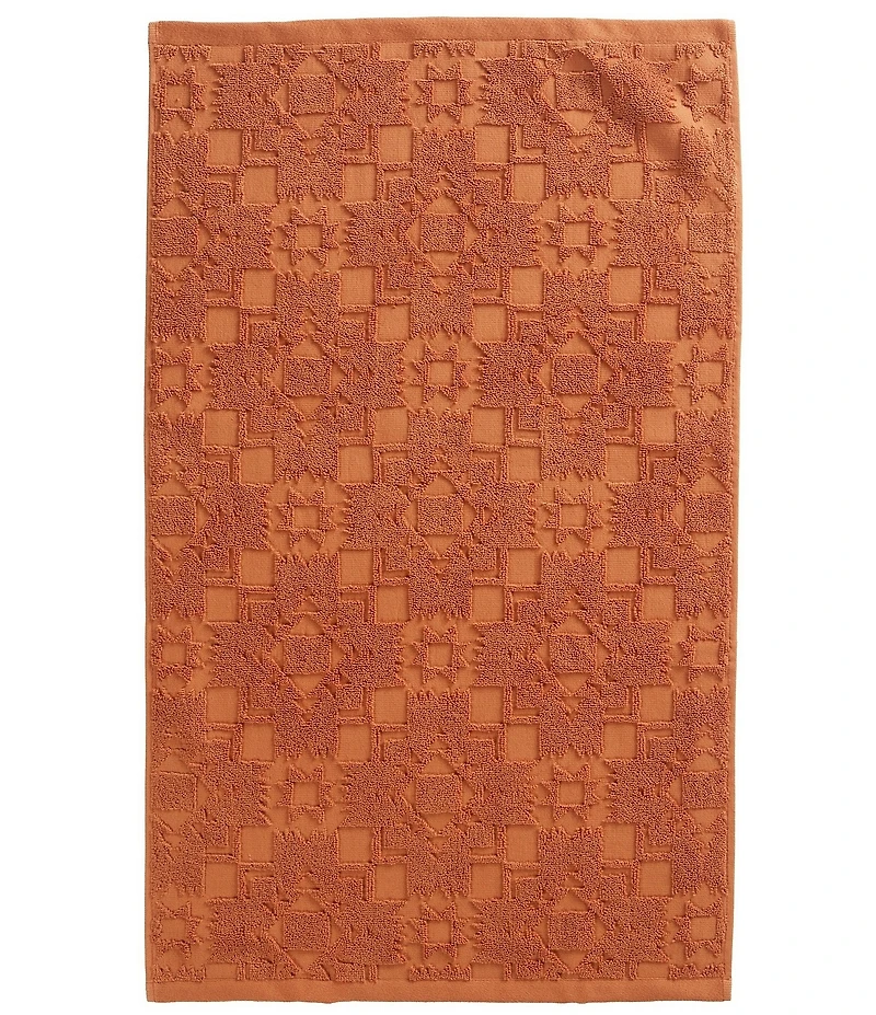 Pendleton Sculpted Towel Collection Southwestern Geometric Pattern 3-Piece Bath Towel Set