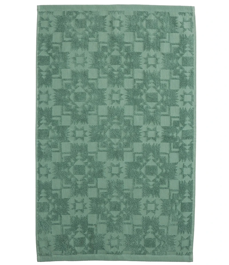 Pendleton Sculpted Towel Collection Southwestern Geometric Pattern 3-Piece Bath Towel Set