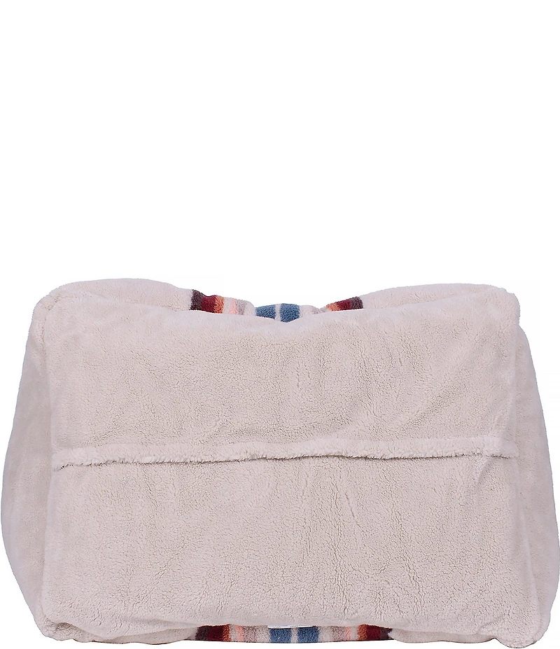 Pendleton Serape Rosewood Jacquard Knitted Berber Kuddler Dog Bed