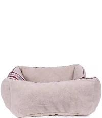 Pendleton Serape Rosewood Jacquard Knitted Berber Kuddler Dog Bed