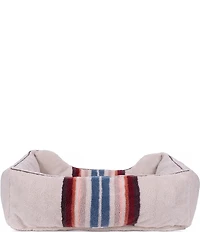 Pendleton Serape Rosewood Jacquard Knitted Berber Kuddler Dog Bed