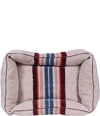 Pendleton Serape Rosewood Jacquard Knitted Berber Kuddler Dog Bed