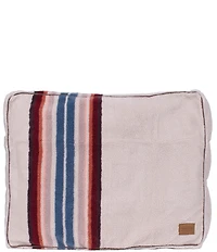 Pendleton Serape Rosewood Jacquard Knitted Berber Napper Dog Bed with Removeable Cover