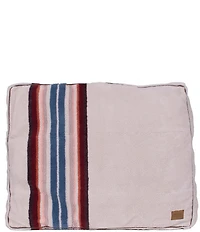 Pendleton Serape Rosewood Jacquard Knitted Berber Napper Dog Bed with Removeable Cover