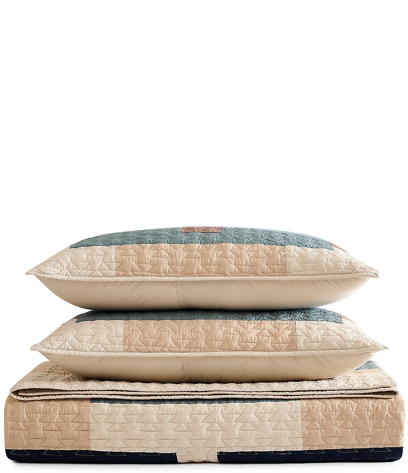 Pendleton Shiprock Collection by Pendleton Southwestern Inspired Geometric Pattern Quilt Mini Set