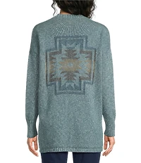 Pendleton Sierra Springs Textured Yarn Open Front Long Sleeve Open Front Cardigan