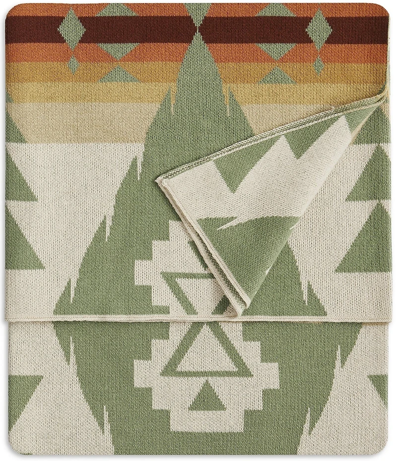 Pendleton Siskiyou Southwestern Geometric Pattern Throw Blanket