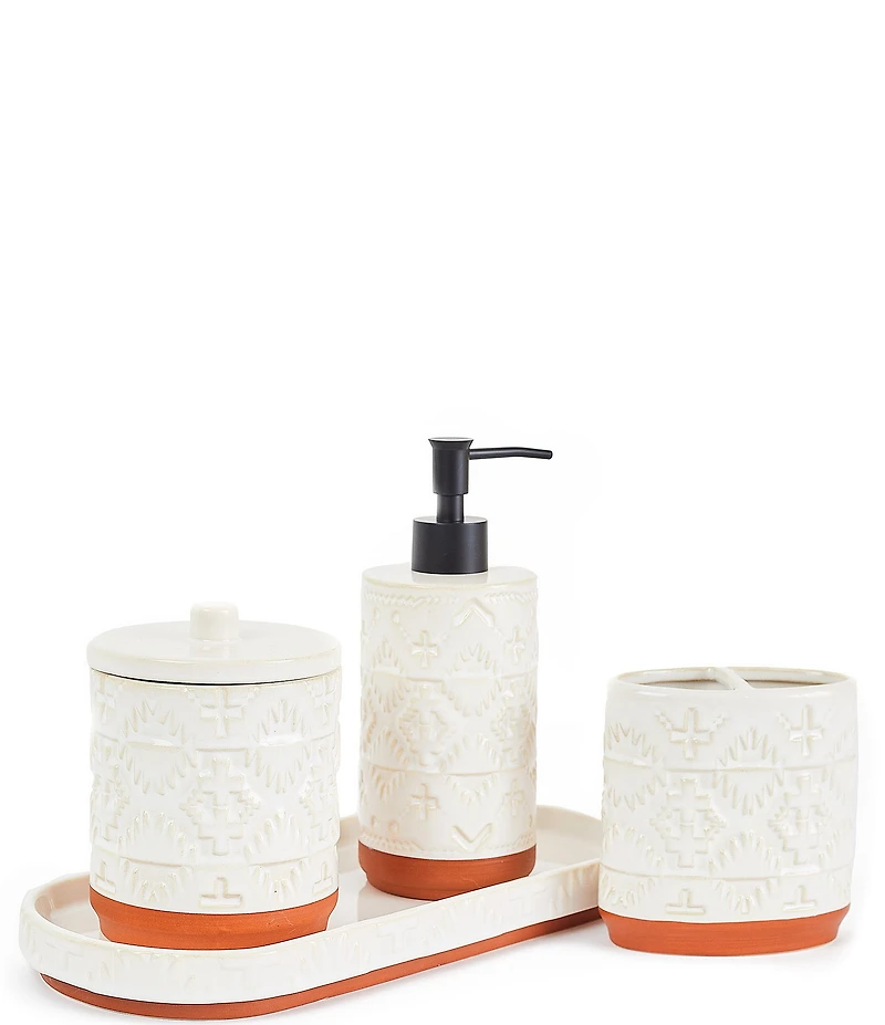 Pendleton Spider Rock Glazed Embossed Lotion Pump Dispenser