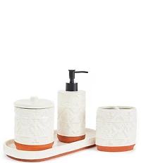 Pendleton Spider Rock Glazed Embossed Lotion Pump Dispenser
