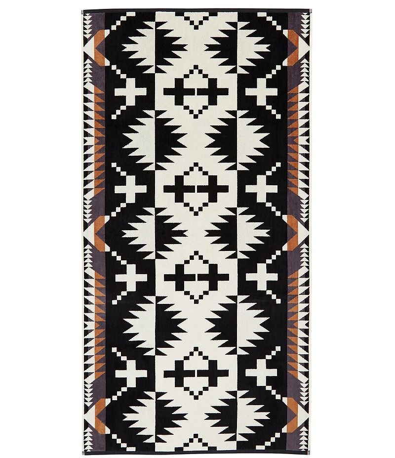 Pendleton Spider Rock Towel Collection Jacquard Southwestern Geometric Pattern 3-Piece Bath Towel Set