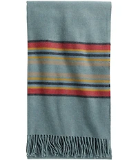 Pendleton Striped 5th Avenue Merino Wool Throw