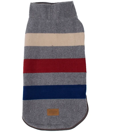 Pendleton Striped Cabin Fleece Dog Sweater Vest