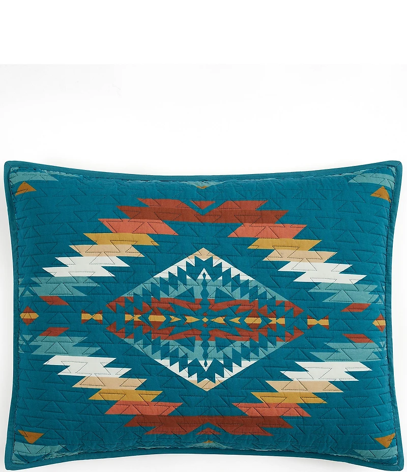Pendleton Summerland Geometric Print Reversible Coverlet Mini Set
