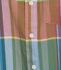 Pendleton The Perfect One Plaid Point Collar Long Sleeve Shirt