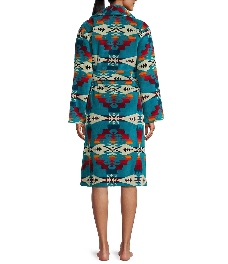 Pendleton Tuscon Cotton Terry Velour Cozy Long Robe