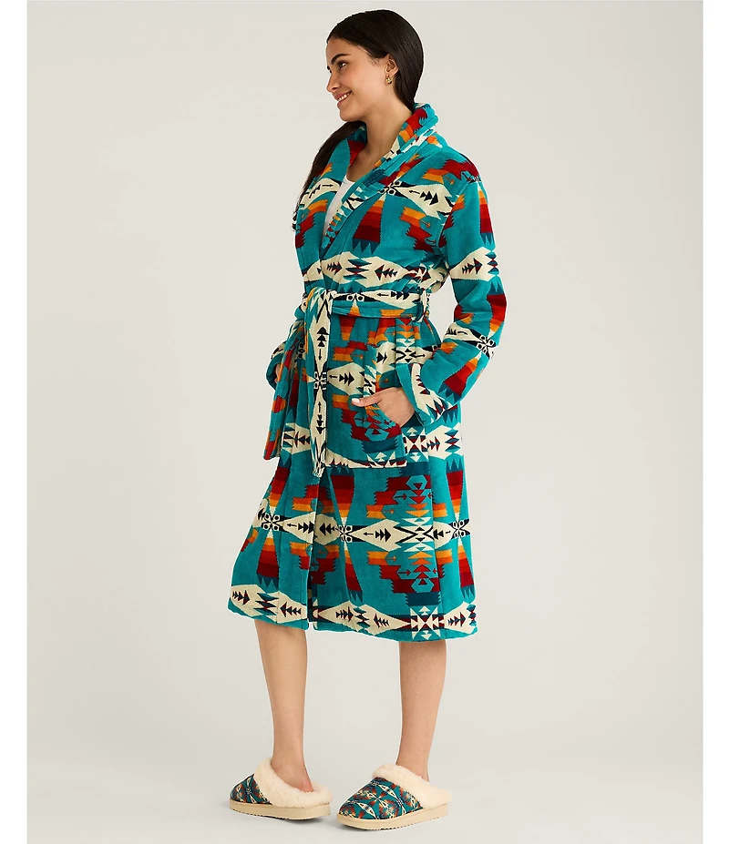 Pendleton Tuscon Cotton Terry Velour Cozy Long Robe