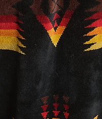 Pendleton Unisex Pattern Long Sleeve Terry Hoodie Robe Terry Robe