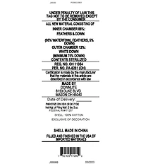 Pendleton Urban Traveler Collection 360Down® Chamber Firm Pillow