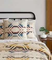 Pendleton White Sands Quilted Filled Euro Sham