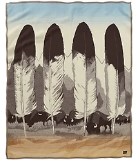 Pendleton Woolen Mills Legendary Collection In Their Element Jacquard Robe Throw Blanket