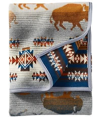 Pendleton Woolen Mills Prairie Rush Hour Napped Jacquard Throw