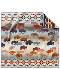 Pendleton Woolen Mills Prairie Rush Hour Napped Jacquard Throw