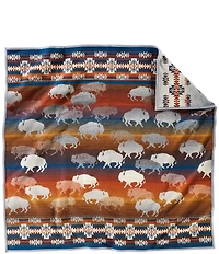 Pendleton Woolen Mills Prairie Rush Hour Napped Jacquard Throw