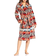 Pendleton Wyeth Cotton Terry Velour Cozy Long Robe
