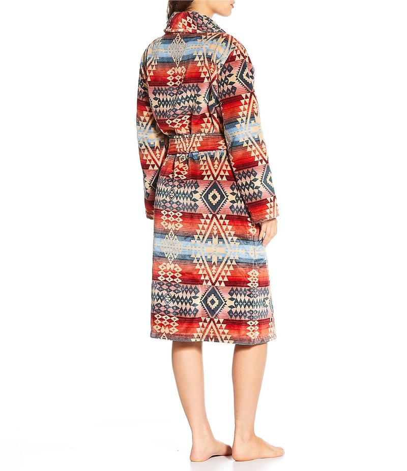 Pendleton Wyeth Cotton Terry Velour Cozy Long Robe