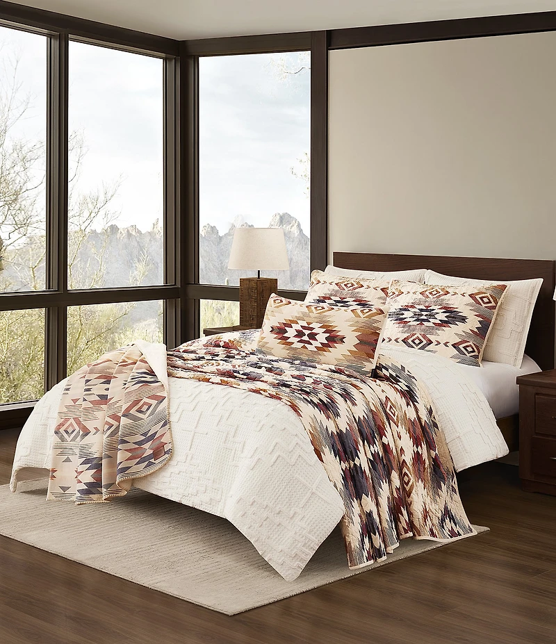 Pendleton Wyeth Fall Southwestern Geometric Pattern Coverlet Mini Set