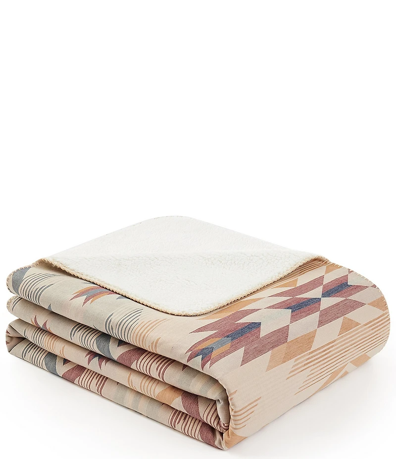 Pendleton Wyeth Fall Southwestern Geometric Pattern Jacquard Throw Blanket