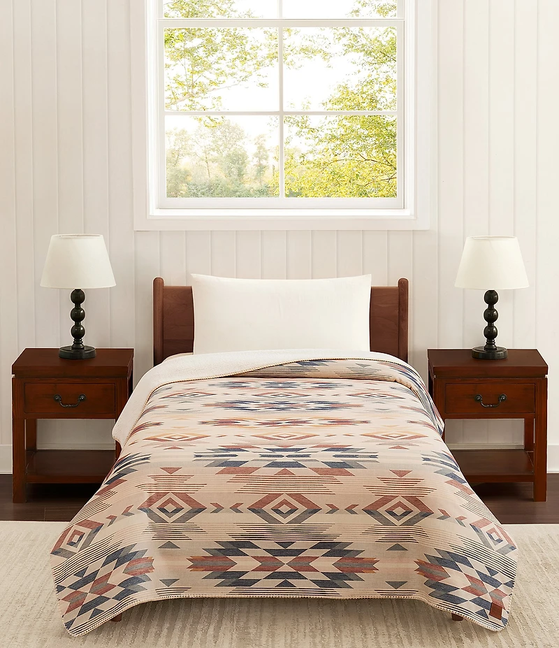 Pendleton Wyeth Fall Southwestern Geometric Pattern Jacquard Throw Blanket