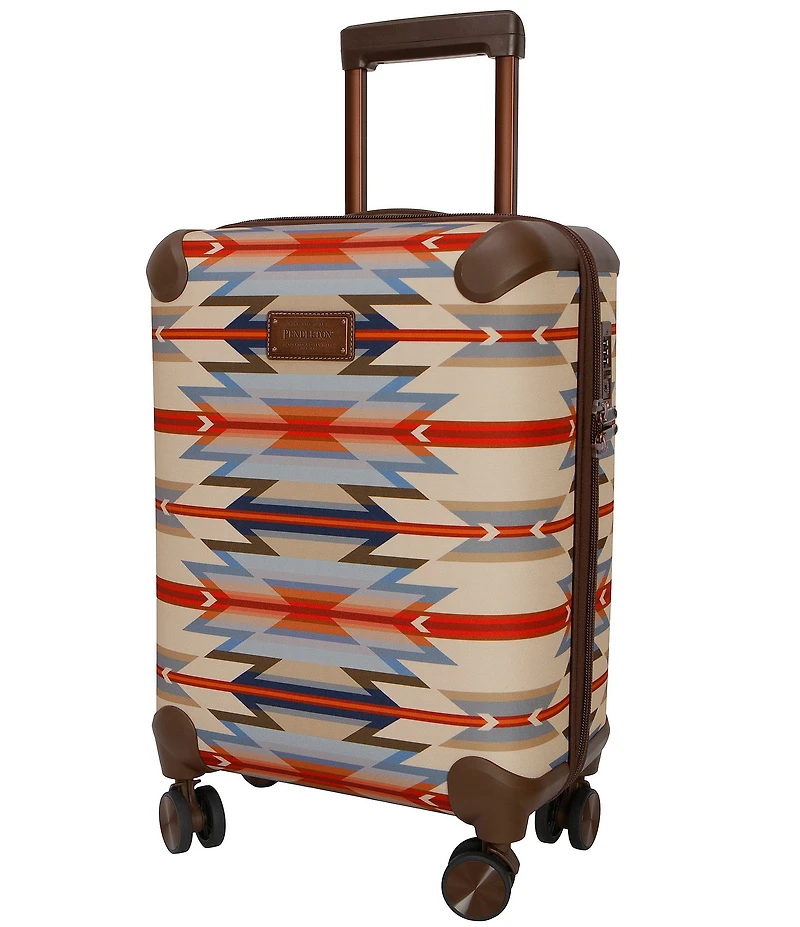 Pendleton Wyeth Trail 20#double; Hardside Polyester Carry-On Spinner Suitcase