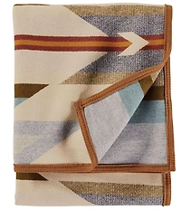 Pendleton Wyeth Trail Jacquard Southwestern Geometric Pattern Bed Blanket