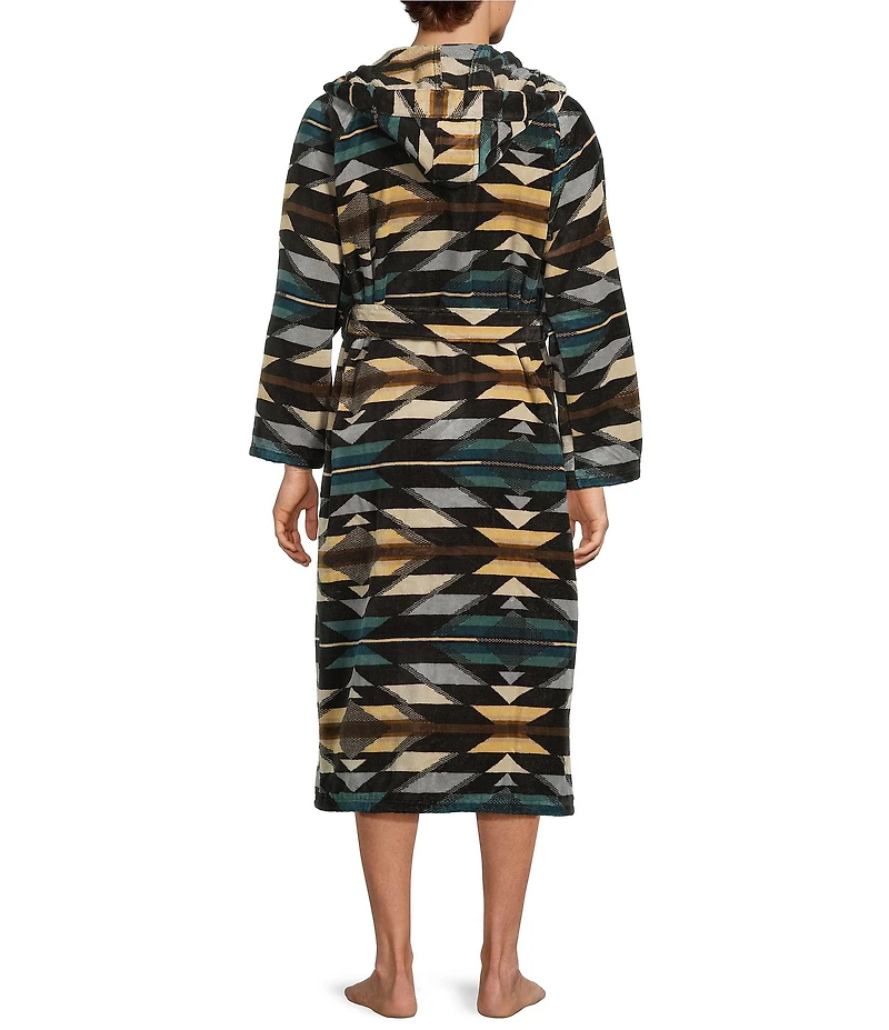 Pendleton Wyeth Trail Terry Velour Hooded Robe