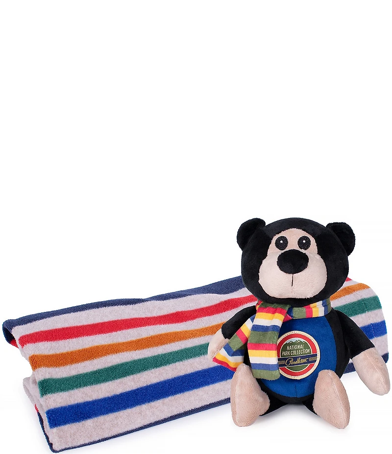 Pendleton Yellowstone National Park Pet Throw & Pal Bear Dog Toy Gift Set