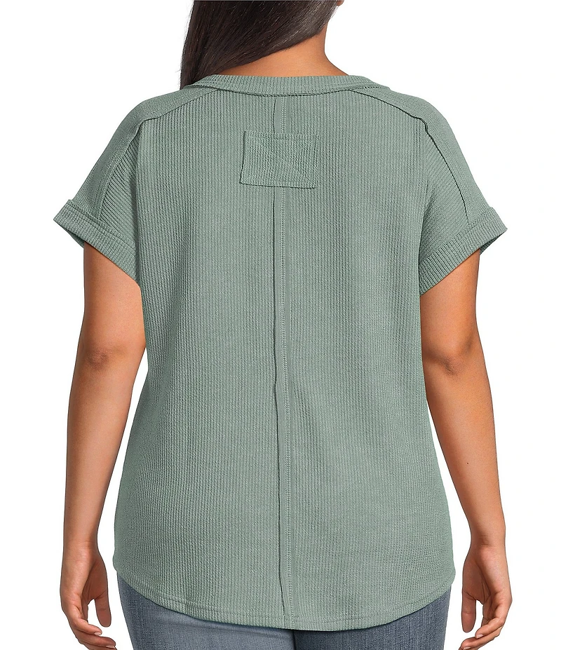Perch By Blu Pepper Plus Short Sleeve Top