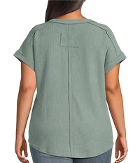Perch By Blu Pepper Plus Short Sleeve Top