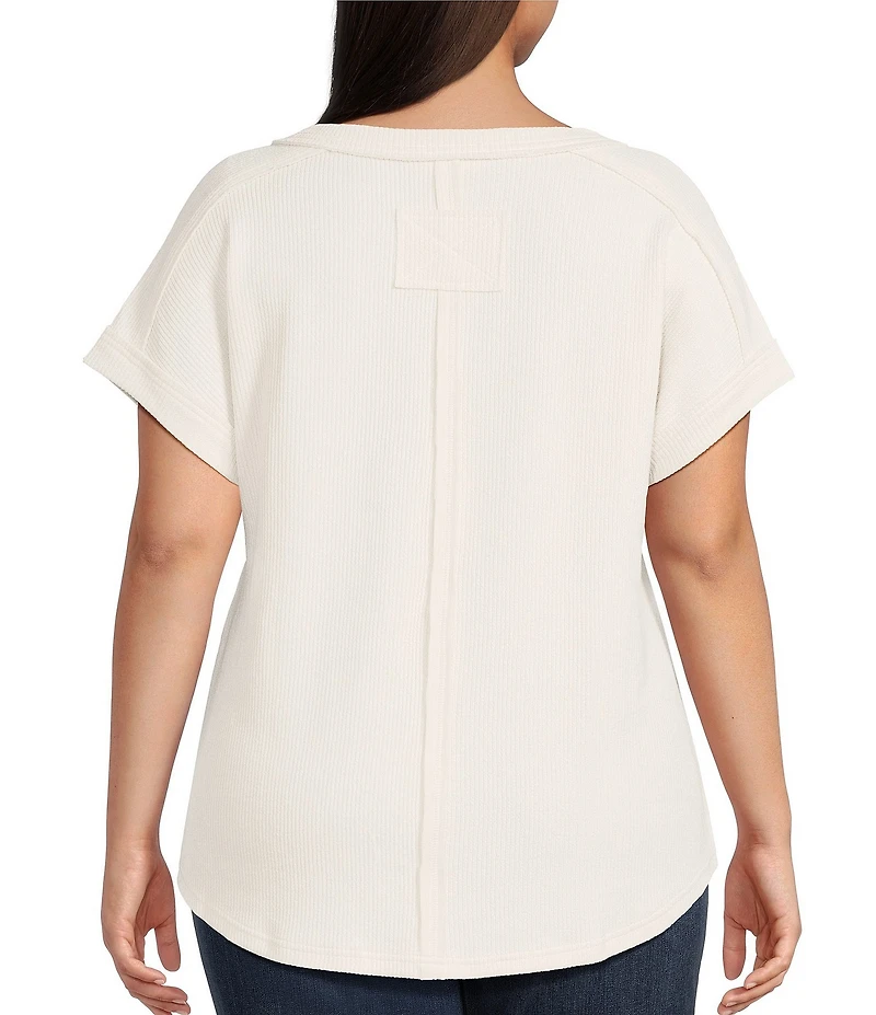 Perch By Blu Pepper Plus Short Sleeve Top