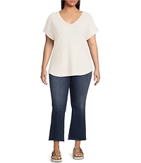 Perch By Blu Pepper Plus Short Sleeve Top