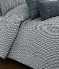 Perry Ellis Aurora Waffle Jacquard Reversible Comforter Mini Set