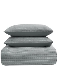 Perry Ellis Aurora Waffle Jacquard Reversible Comforter Mini Set