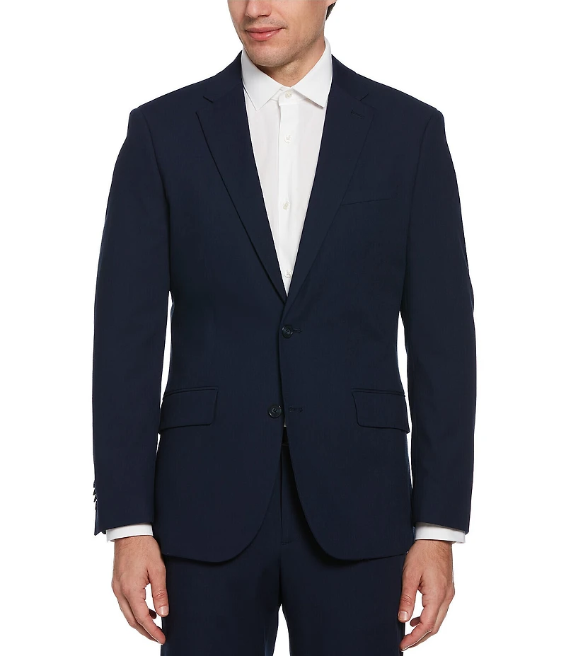 Perry Ellis Big & Tall Dark Performance Stretch Dobby Louis Suit Separates Jacket