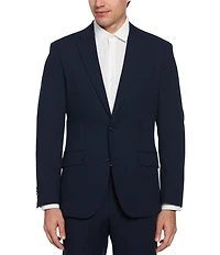 Perry Ellis Big & Tall Dark Performance Stretch Dobby Louis Suit Separates Jacket