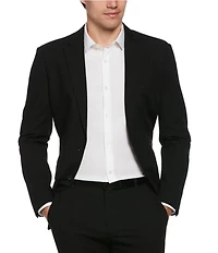 Perry Ellis Big & Tall Dark Performance Stretch Dobby Louis Suit Separates Jacket