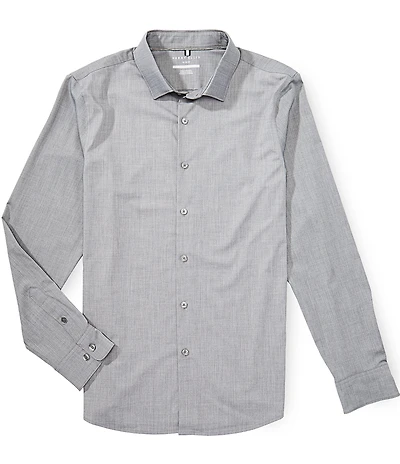 Perry Ellis Big & Tall Slim-Fit Long Sleeve Woven Shirt
